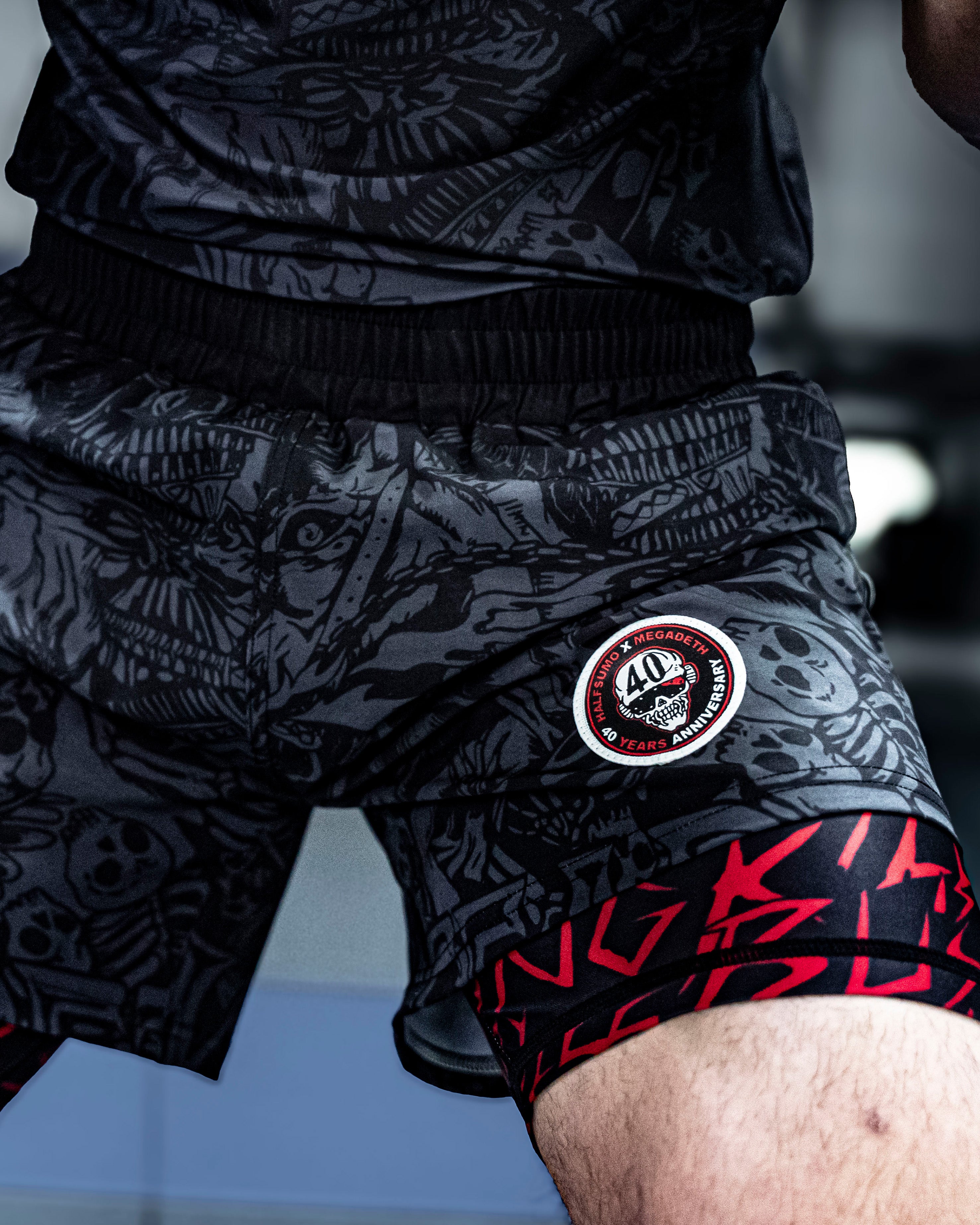 Megadeth Dual Layer Shorts