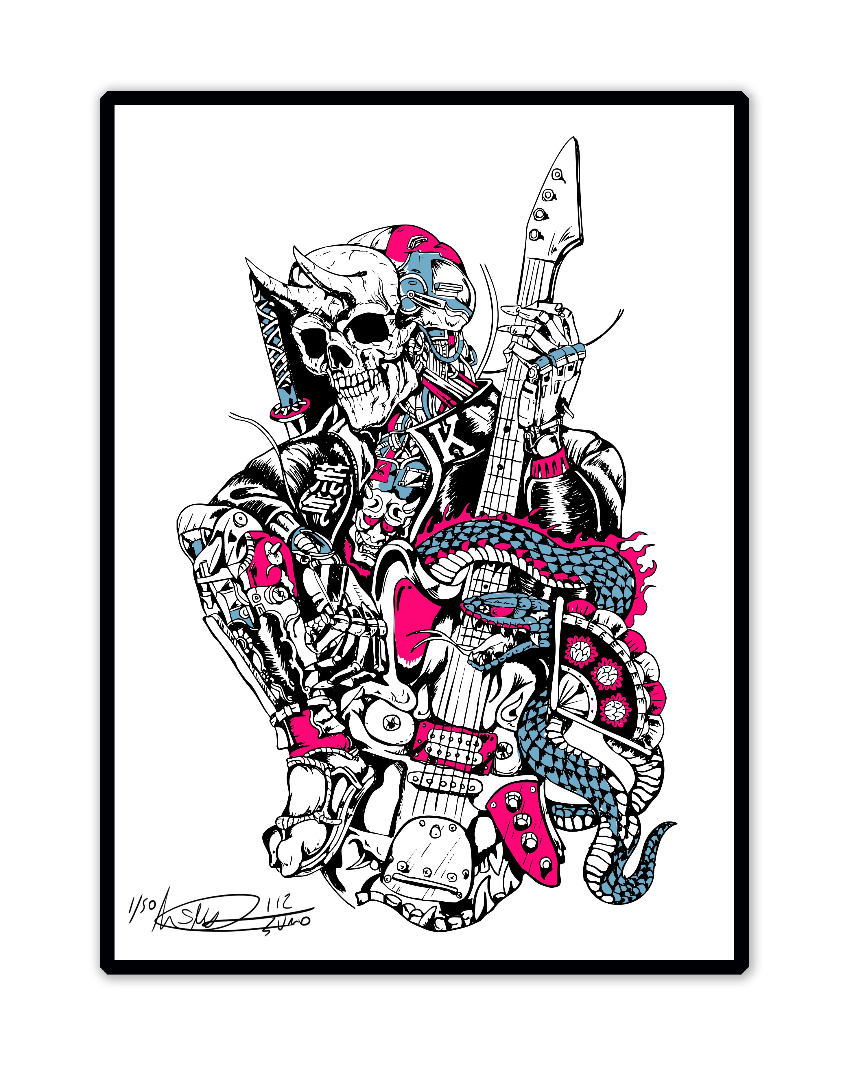 Kiichi Akuma - Print