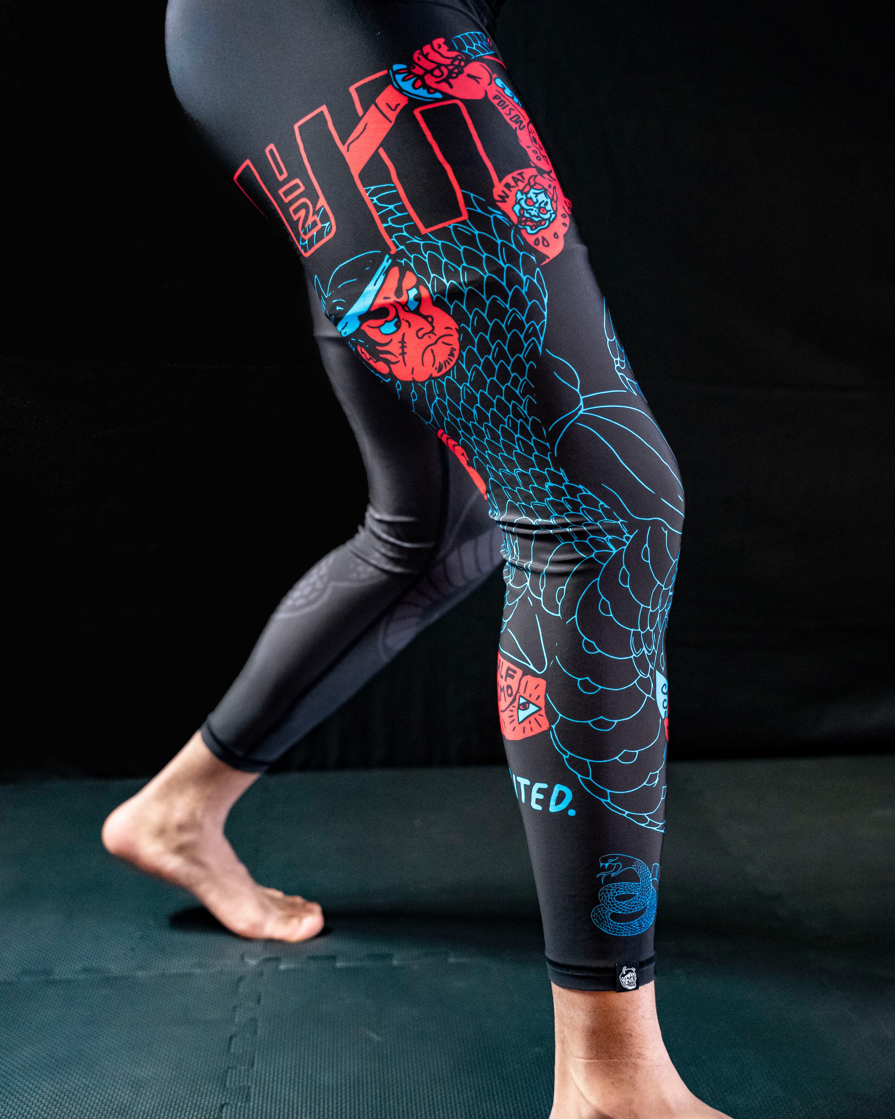 Black Mamba Neon Spats