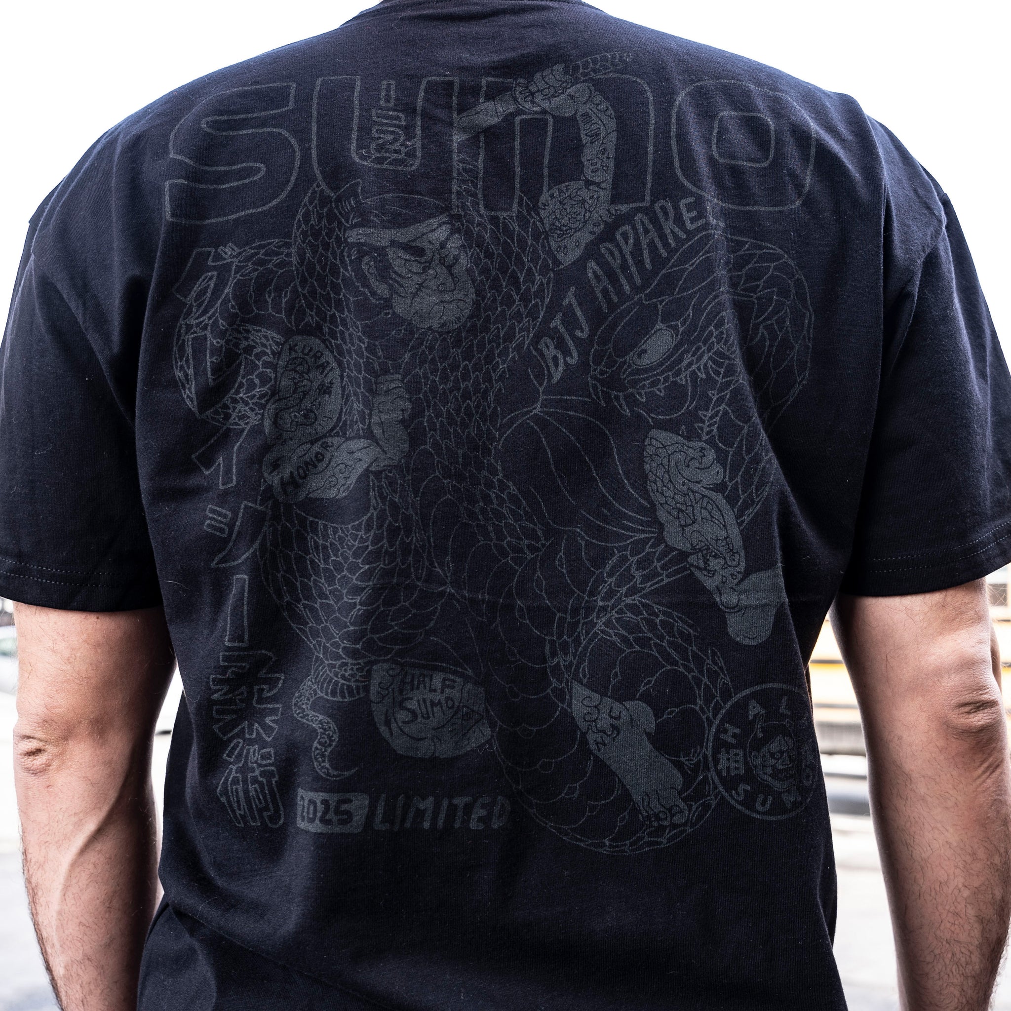 Black Mamba Heavyweight T-Shirt Black