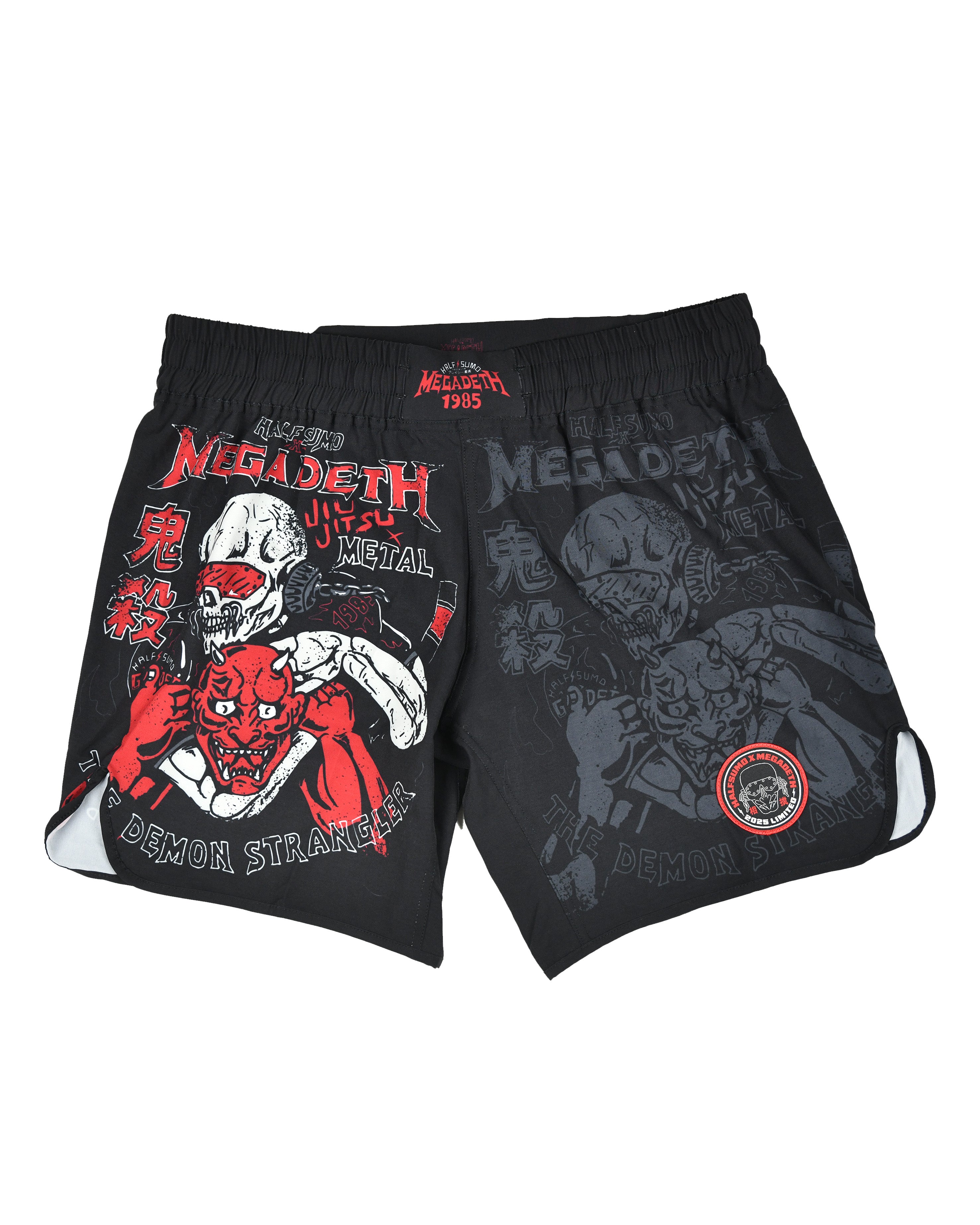 Megadeth Demon Strangler Grappling Shorts