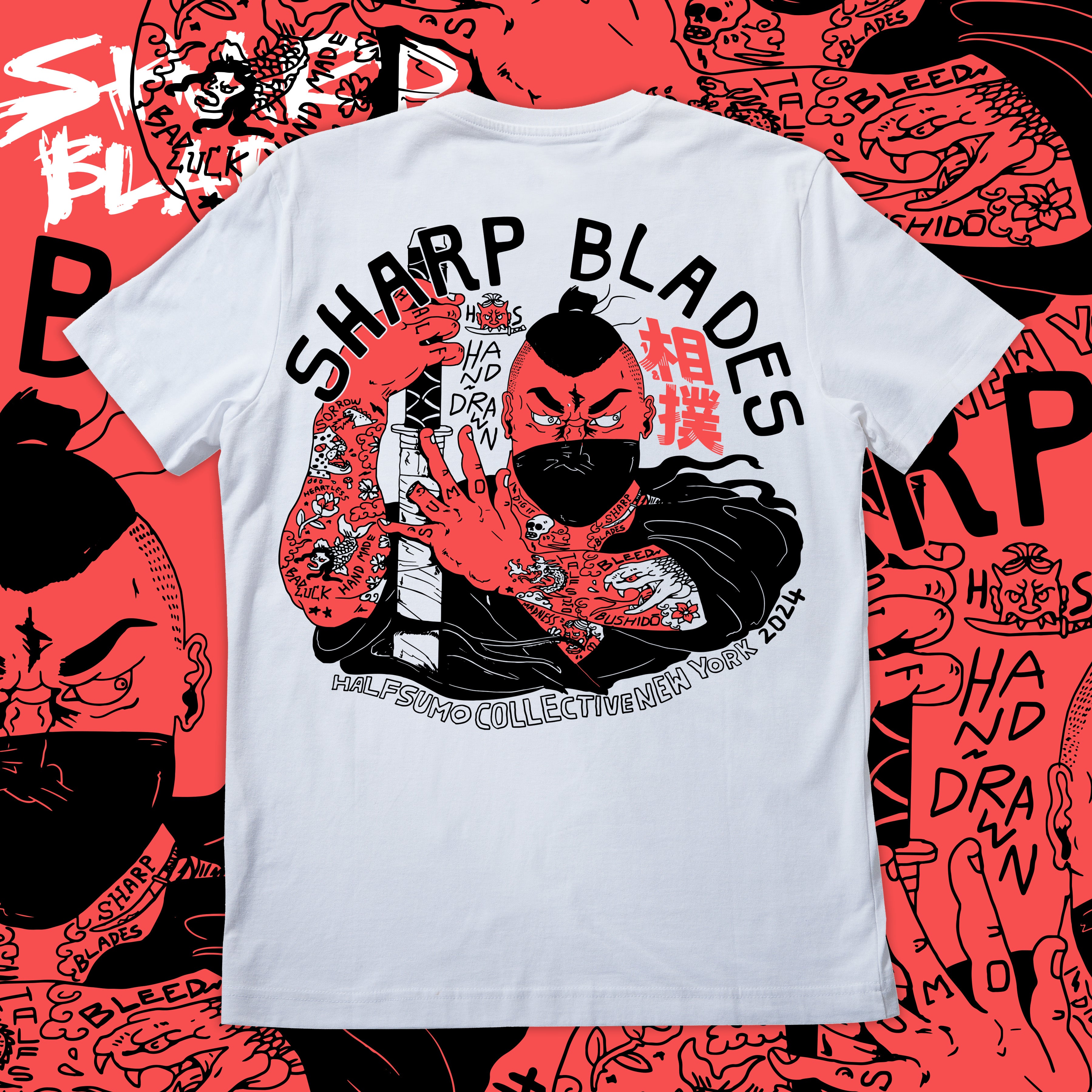Sharp Blades T-Shirt White