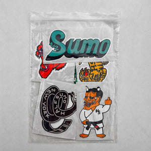 Yellow Tiger Sticker Set