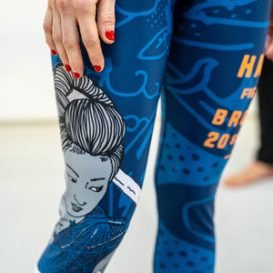 Onna Blue Spats for Women