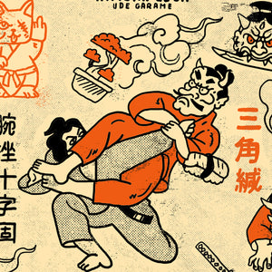 JiuJitsu Positions & Submissions Posters